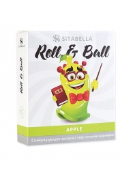 Стимулирующий презерватив-насадка Roll   Ball Apple - Sitabella - купить с доставкой в Абакане