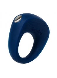 Синее эрекционное кольцо на пенис Satisfyer Ring 2 - Satisfyer - в Абакане купить с доставкой