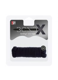 Чёрная веревка для связывания BONDX LOVE ROPE - 5 м. - Dream Toys - купить с доставкой в Абакане