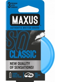 Классические презервативы в железном кейсе MAXUS Classic - 3 шт. - Maxus - купить с доставкой в Абакане