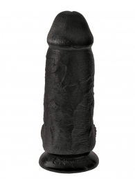 Черный фаллоимитатор на присоске Chubby - 22,9 см. - Pipedream