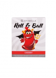 Стимулирующий презерватив-насадка Roll   Ball Cherry - Sitabella - купить с доставкой в Абакане