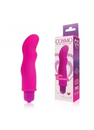 Розовый фантазийный вибромассажер Cosmo - 11,5 см. - Cosmo
