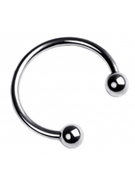 Серебристая подкова на головку пениса - ToyFa - купить с доставкой в Абакане