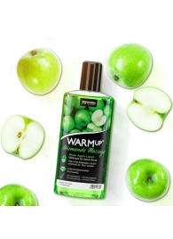 Массажное масло WARMup Green Apple с ароматом яблока - 150 мл. - Joy Division - купить с доставкой в Абакане