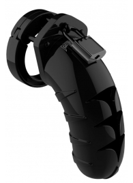 Черный мужской пояс верности Model 04 Chastity - Shots Media BV - купить с доставкой в Абакане