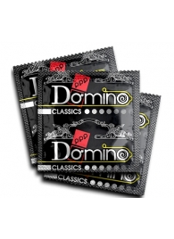 Ароматизированные презервативы Domino  Земляника  - 3 шт. - Domino - купить с доставкой в Абакане