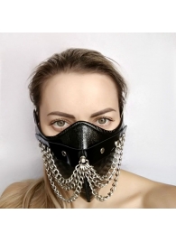 Чёрная маска на нижнюю часть лица  Шахерезада - Sitabella - купить с доставкой в Абакане