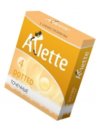 Презервативы Arlette Dotted с точечной текстурой - 3 шт. - Arlette - купить с доставкой в Абакане