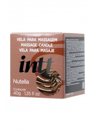 Массажная свеча для поцелуев Nutella с ароматом Нутеллы - 30 гр. - INTT - купить с доставкой в Абакане