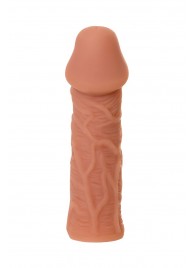 Телесная реалистичная насадка KOKOS Extreme Sleeve 05 с дополнительной стимуляцией - 12,7 см. - KOKOS - в Абакане купить с доставкой