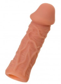 Телесная реалистичная насадка KOKOS Extreme Sleeve 05 с дополнительной стимуляцией - 12,7 см. - KOKOS - в Абакане купить с доставкой