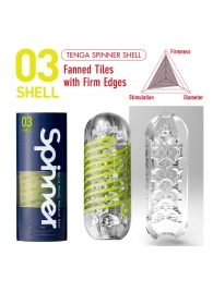 Мастурбатор SPINNER Shell - Tenga - в Абакане купить с доставкой