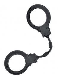Черные силиконовые наручники A-Toys без ключа - A-toys - купить с доставкой в Абакане
