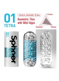 Мастурбатор SPINNER Tetra - Tenga - в Абакане купить с доставкой