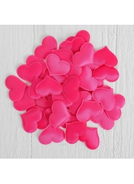 Набор ярко-розовых декоративных сердец - 50 шт. - Сима-Ленд - купить с доставкой #SOTBIT_REGIONS_UF_V_REGION_NAME#