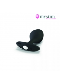 Черная пробка Mystim Rocking Vibe S с возможностью подключения к электростимулятору - 9,7 см. - MyStim - купить с доставкой в Абакане