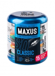 Классические презервативы в металлическом кейсе MAXUS Classic - 15 шт. - Maxus - купить с доставкой в Абакане