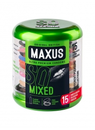 Презервативы в металлическом кейсе MAXUS Mixed - 15 шт. - Maxus - купить с доставкой в Абакане