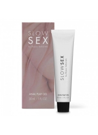 Лубрикант на водной основе Slow Sex Anal Play Gel - 30 мл. - Bijoux Indiscrets - купить с доставкой в Абакане