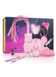 Розовый эротический набор Pink Pleasure - Secret Pleasure Chest - купить с доставкой в Абакане