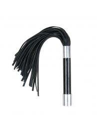 Черная плеть Easytoys Flogger With Metal Grip - 38 см. - Easy toys - купить с доставкой в Абакане