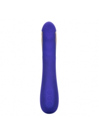 Фиолетовый вибратор с электростимуляцией Intimate E-Stimulator Petite Wand - 18,5 см. - California Exotic Novelties - купить с доставкой в Абакане