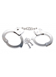 Металлические наручники Beginner s Metal Cuffs - Pipedream - купить с доставкой в Абакане