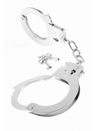 Металлические серебристые наручники Designer Metal Handcuffs - Pipedream - купить с доставкой в Абакане