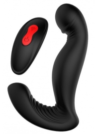 Черный вибромассажер простаты SWIRLING P-PLEASER - Dream Toys - в Абакане купить с доставкой