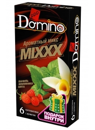 Ароматизированные презервативы DOMINO  Ароматный микс  - 6 шт. - Domino - купить с доставкой в Абакане