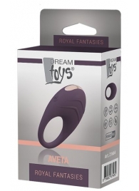 Фиолетовое эрекционное виброкольцо AVETA - Dream Toys - в Абакане купить с доставкой