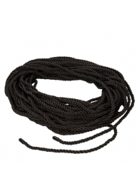 Черная веревка для шибари BDSM Rope - 30 м. - California Exotic Novelties - купить с доставкой в Абакане