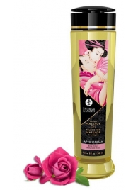 Массажное масло с ароматом розы Aphrodisia - 240 мл. - Shunga - купить с доставкой в Абакане