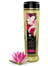 Массажное масло с ароматом цветов лотоса Amour - 240 мл. - Shunga - купить с доставкой в Абакане