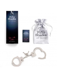 Металлические наручники Metal Handcuffs - Fifty Shades of Grey - купить с доставкой в Абакане