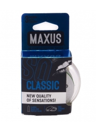 Классические презервативы в пластиковом кейсе MAXUS Classic - 3 шт. - Maxus - купить с доставкой в Абакане
