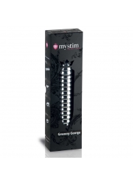 Рельефный фаллос для интенсивного электросекса Groovey George - 20 см. - MyStim - купить с доставкой в Абакане