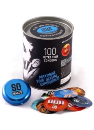 Ультратонкие презервативы в кейсе MAXUS So Much Sex - 100 шт. - Maxus - купить с доставкой в Абакане