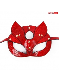 Красная игровая маска с ушками - Notabu - купить с доставкой в Абакане