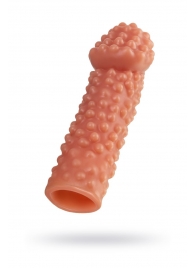 Реалистичная насадка на пенис с бугорками - 16,5 см. - KOKOS - в Абакане купить с доставкой