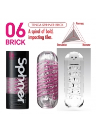 Мастурбатор SPINNER Brick - Tenga - в Абакане купить с доставкой