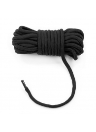 Черная верёвка для любовных игр - 10 м. - Lovetoy - купить с доставкой в Абакане