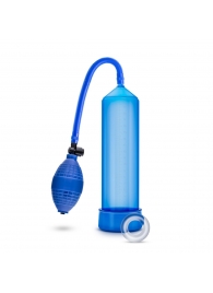 Синяя ручная вакуумная помпа Male Enhancement Pump - Blush Novelties - в Абакане купить с доставкой