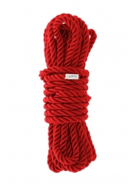 Красная веревка для шибари DELUXE BONDAGE ROPE - 5 м. - Dream Toys - купить с доставкой в Абакане