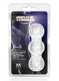 Прозрачный фигурный мастурбатор Master Stroker - Blush Novelties - в Абакане купить с доставкой