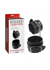 Черные наручники Be good Wrist Cuffs - Chisa - купить с доставкой в Абакане