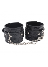 Черные наручники Be good Wrist Cuffs - Chisa - купить с доставкой в Абакане