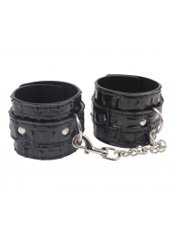 Черные наручники Surrender Wrist Restraints - Chisa - купить с доставкой в Абакане