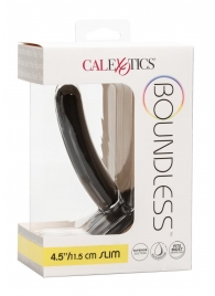 Черный анальный стимулятор Boundless 4.5” Slim Probe - 11,5 см. - California Exotic Novelties - купить с доставкой в Абакане